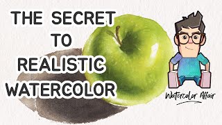 The Secret to Realistic Watercolor Painting [upl. by Diantha801]