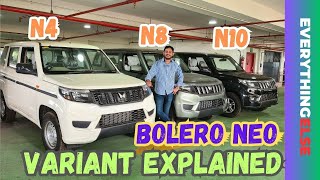 Bolero Neo Variant Explained  N4 VS N8 VS N10  Most Value for money [upl. by Eineeuq]