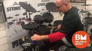 Alesis Strike DemoOverview w TEXAS Tim Root from Alesis  Belfield Music [upl. by Nileak]