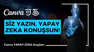 CANVA  Ai  Yapay Zeka Seslendirme Nasıl Yapılır [upl. by Blunt372]