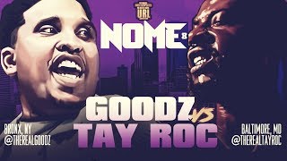 TAY ROC VS GOODZ SMACK URL RAP BATTLE  URLTV [upl. by Hatokad]