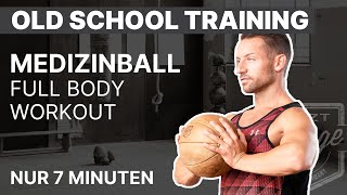 Medizinball Full Body Workout  Nur 7 Minuten  ARTZT Vintage [upl. by Anaujahs]