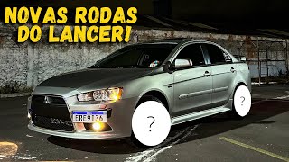 COMPREI RODAS NOVAS PARA O LANCER DEU PERSONALIDADE PARA O CARRO [upl. by Aretta942]