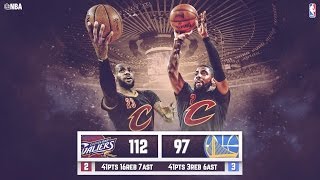 Warriors vs Cavaliers Game 5 NBA Finals  061316 Full Highlights [upl. by Wendel]