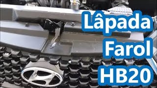 ✅ Como trocar LÂMPADA do FAROL 125  Hyundai HB20 [upl. by Kalikow959]