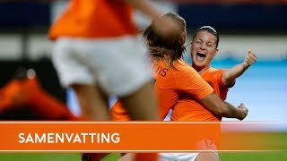 Highlights OranjeLeeuwinnen  Slowakije 1262018 [upl. by Eedyah]