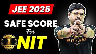 JEE Main 2025 Safe Score to get NIT  Category Wise Cut off for NIT🔍  Harsh sir [upl. by Ecirtal]