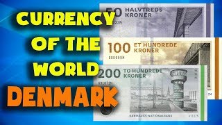 Currency of the world  Denmark Danish krone Danish banknotes and Danish coins [upl. by Viola725]