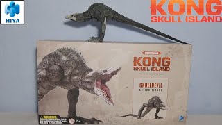 Hiya Toys Exquisite basic Skulldevil Skullcrawler Kong Skull Island Action Figure UnboxingampReview [upl. by Tully]