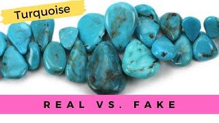 Dont Be Scammed  How to Tell Real Turquoise From Fake Stone  stabilized vs reconstituted [upl. by Auoz]