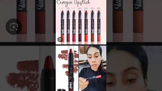 glam 21 lip crayon Lipstick Review lipstick youtube shorts ashortaday [upl. by Robby]