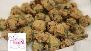 Southern Fried Okra Recipe  I Heart Recipes [upl. by Macario]