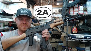 Century WASRM 9mm AK 47 Unboxing With FAILS amp Initial Review [upl. by Zumwalt]