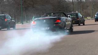 Bmw M6 V10 CRAZY BURNOUT [upl. by Ettezzil]