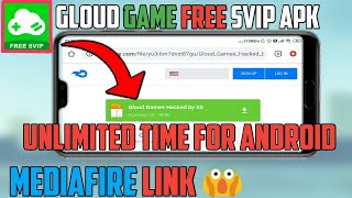 Gloud Game Premium Free Mod Apk\ Free SVIP And Unlimited Time  PS4 amp PC Games On Android  New 2020 [upl. by Robinett123]