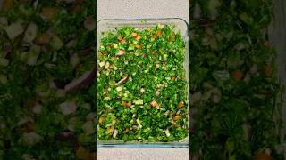 Parsley Salad food healthy salad easyrecipe [upl. by Nylde]