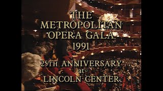 The Metropolitan Opera Gala 1991 Part1 [upl. by Nybbor]