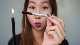 Easy winged liner  How to revive old pencil liners  tamaralisse [upl. by Ahseiyk]