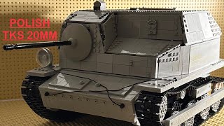 LEGO RC TKS 20MM TANKETTE [upl. by Nosac]