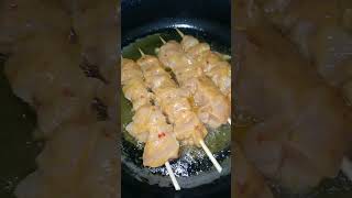 Chicken Shish Tawook Lebanese Recipe shishtawook chickenshishtawook satisfying food shorts [upl. by Auqinom448]