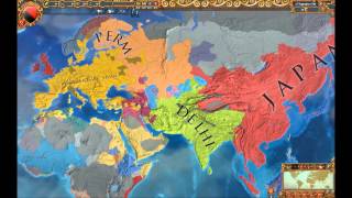 EU4 Free For All Timelapse with Global Western Tech [upl. by Isaacs]