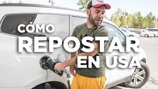 Cómo echar gasolina  repostar en Estados Unidos Molaviajar [upl. by Rhys837]