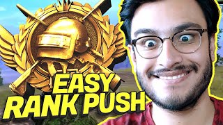 EASY RANK PUSH TO CONQUEROR HACKS EXPOSED  PUBG MOBILE HIGHLIGHTS  RAWKNEE [upl. by Asseram398]