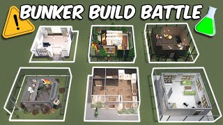 100k BUNKER BUILD BATTLE in BLOXBURG [upl. by Phillida]