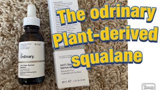 The ordinary 100 plant derived Squalane  FOR OILY SKINREVIEW  HOW TO USE IT FOR SKIN AND HAIR [upl. by Birck]