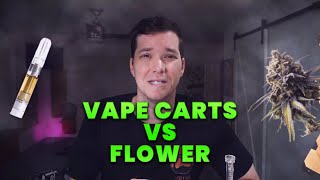 Vape Carts vs Weed [upl. by Adnohryt]