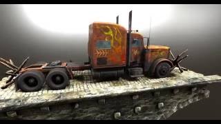 Dexsoft Games Big Truck 3D model Unity Engine [upl. by Otilesoj]