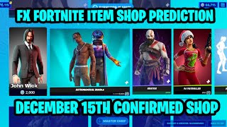 December 15th 2023 Fortnite Item Shop CONFIRMED  Fortnite Early Item Shop Prediction December 15th [upl. by Furnary]