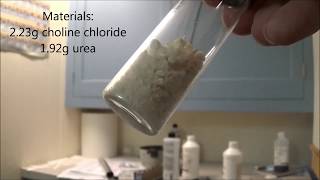 Making a Choline ChlorideUrea Deep Eutectic Solvent [upl. by Nyllek563]