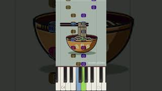 Chopsticks Theme Song EASY Piano Tutorial shorts short tiktok shortvideo shortsvideo piano [upl. by Ahsinned]