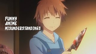 Funny anime misunderstanding compilation 1 [upl. by Dnama]