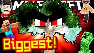 Minecraft BIGGEST TREE EVER [upl. by Aiclid]