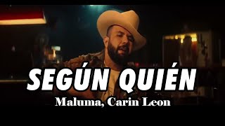 Según Quién  Maluma Carin Leon  Peso Pluma Eslabon Armado Junior H Corridos 2023 [upl. by Schenck]