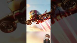 AIRPLANE kiska best hai 🤯😎 spiderman vs venom vs Ironman 🤯viralshortsavengersai [upl. by Loram]