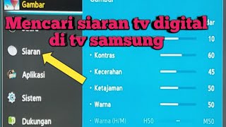 cara seting siaran tv digital tv samsung [upl. by Anibur955]