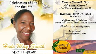 Thanksgiving Service for Hede May Smith [upl. by Ramirol404]