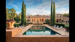 Intricate Palatial Chateau in Houston Texas  Sothebys International Realty [upl. by Yran]