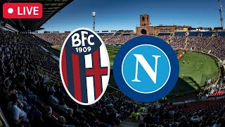 Bologna Napoli 22 🔴 Prepartita LIVE Reaction e Postpartita con i tifosi napoletani in trasferta [upl. by Ahsikad]