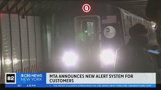 MTA announces new alert system for riders [upl. by Diehl]