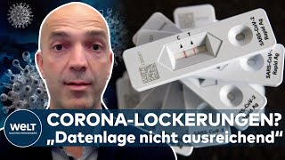 OMIKRONWELLE „Die Datenlage ist nicht ausreichend für Lockerungen“  WELT INTERVIEW [upl. by Esorlatsyrc16]