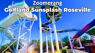 Zoomerang at Golfland Sunsplash Roseville POV [upl. by Kacie]