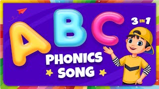 ABC Phonics Song  Phonics sounds a to z  Letter sounds of alphabet  ABC Song [upl. by Kiernan]