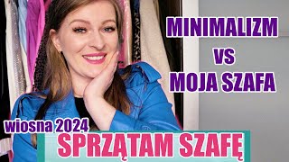 POZBYWAM SIĘ POŁOWY SZAFY PORZĄDKI W SZAFIE WIOSNA 2024 cz1 SPRZĄTAM SWOJĄ SZAFĘ [upl. by Yatnwahs]