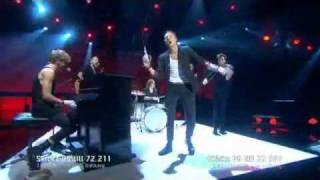 Axel Algmark  Kyss mig  Melodifestivalen 2012 Live Eurovision Song Contest [upl. by Assirac]