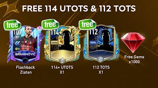 FREE 114 UTOTS 112 TOTS PLAYER FLASH BACK ZLATAN IBRAHIMOVIC  FIFA MOBILE 23 [upl. by Raila]