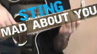 quotMad about youquot Sting  Guitar Tutorial by Joe Moreg [upl. by Ellingston]